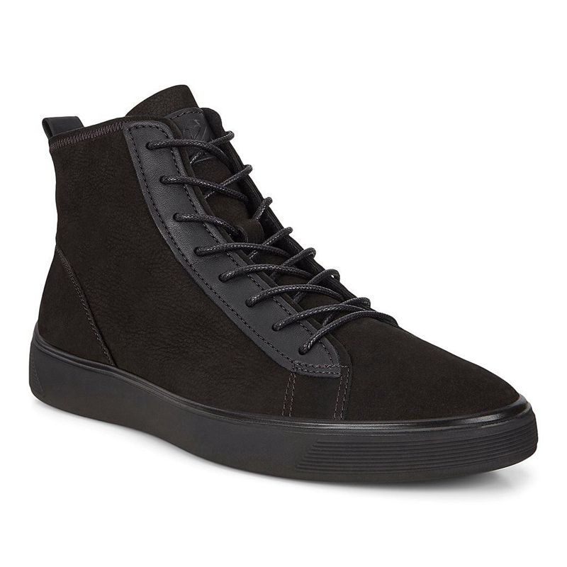 Men Boots Ecco Street Tray M - Casual Shoe Black - India VJPDBG145